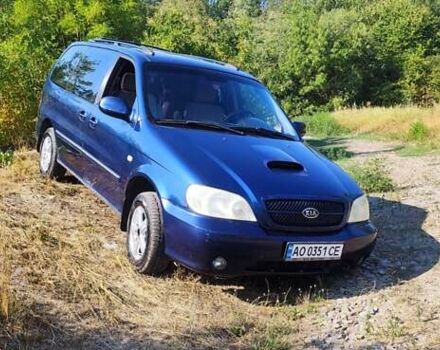 Синий Киа Карнивал, объемом двигателя 2.9 л и пробегом 221 тыс. км за 3500 $, фото 2 на Automoto.ua
