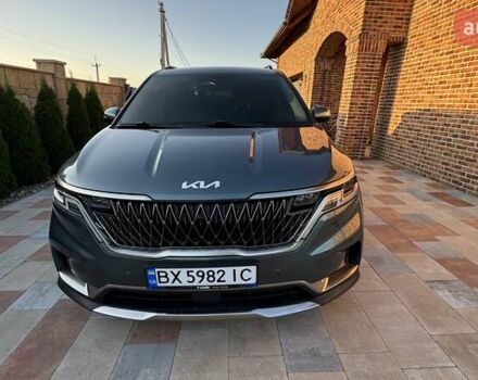 Синий Киа Карнивал, объемом двигателя 2.15 л и пробегом 105 тыс. км за 45500 $, фото 1 на Automoto.ua