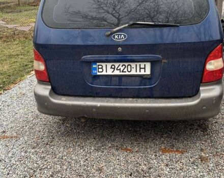 Синий Киа Карнивал, объемом двигателя 2.9 л и пробегом 328 тыс. км за 2300 $, фото 2 на Automoto.ua