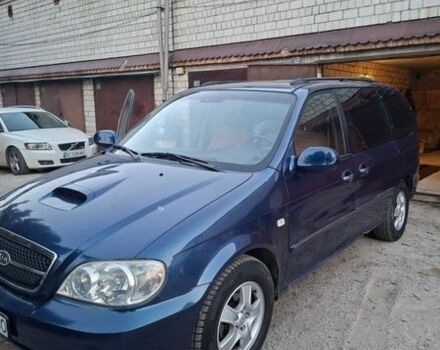 Синий Киа Карнивал, объемом двигателя 2.9 л и пробегом 290 тыс. км за 2500 $, фото 1 на Automoto.ua