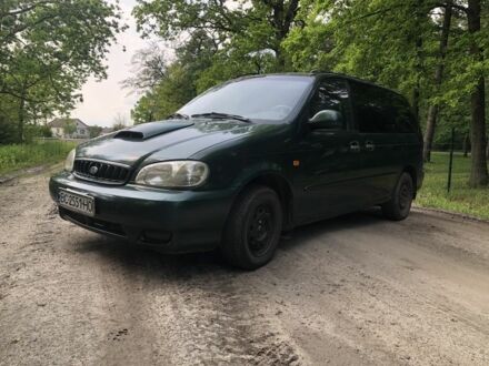 Киа Карнивал 2001 в Луцке на Automoto.ua Зеленый Киа Карнивал, объемом двигателя 2.9 л и пробегом 250 тыс. км за 3200 $, фото 1 на Automoto.ua