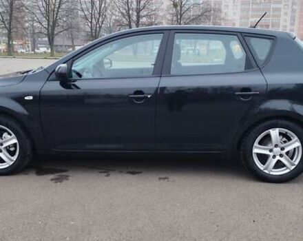 Черный Киа Сид, объемом двигателя 1.4 л и пробегом 215 тыс. км за 6000 $, фото 3 на Automoto.ua