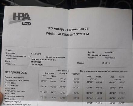 Чорний Кіа Сід, об'ємом двигуна 1.58 л та пробігом 239 тис. км за 6100 $, фото 14 на Automoto.ua