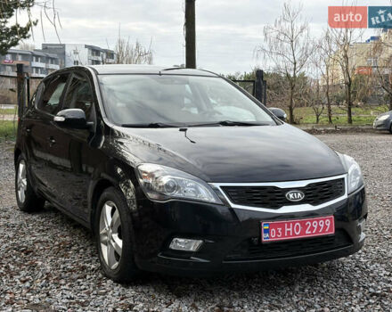 Черный Киа Сид, объемом двигателя 1.6 л и пробегом 220 тыс. км за 6400 $, фото 1 на Automoto.ua