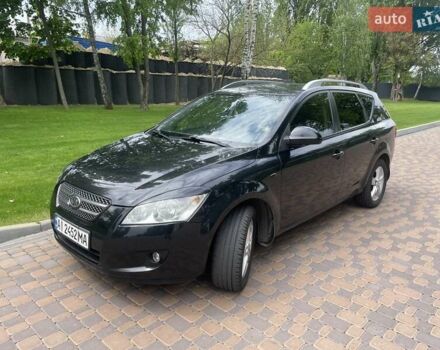 Черный Киа Сид, объемом двигателя 2 л и пробегом 245 тыс. км за 6200 $, фото 1 на Automoto.ua
