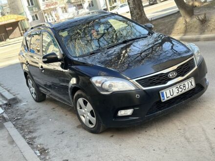 Черный Киа Сид, объемом двигателя 1.6 л и пробегом 190 тыс. км за 3499 $, фото 1 на Automoto.ua