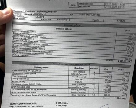 Красный Киа Сид, объемом двигателя 1.6 л и пробегом 181 тыс. км за 6200 $, фото 21 на Automoto.ua