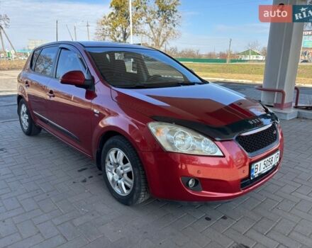Красный Киа Сид, объемом двигателя 2 л и пробегом 193 тыс. км за 6500 $, фото 1 на Automoto.ua