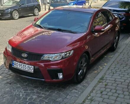 Красный Киа Cerato KOUP, объемом двигателя 1.59 л и пробегом 214 тыс. км за 7700 $, фото 1 на Automoto.ua
