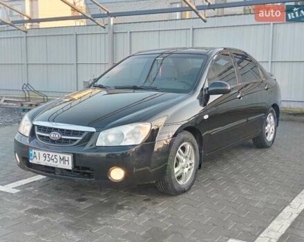 Черный Киа Черато, объемом двигателя 1.6 л и пробегом 230 тыс. км за 4250 $, фото 3 на Automoto.ua