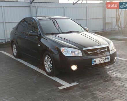 Черный Киа Черато, объемом двигателя 1.6 л и пробегом 230 тыс. км за 4250 $, фото 4 на Automoto.ua