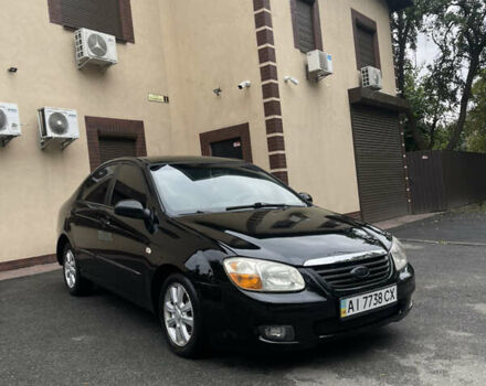 Черный Киа Черато, объемом двигателя 1.6 л и пробегом 211 тыс. км за 3200 $, фото 1 на Automoto.ua