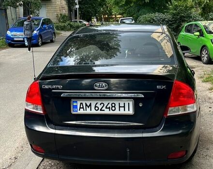 Черный Киа Черато, объемом двигателя 2 л и пробегом 163 тыс. км за 3000 $, фото 2 на Automoto.ua