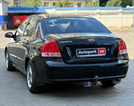 Черный Киа Черато, объемом двигателя 1.6 л и пробегом 239 тыс. км за 5140 $, фото 4 на Automoto.ua