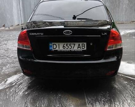 Черный Киа Черато, объемом двигателя 1.6 л и пробегом 192 тыс. км за 4250 $, фото 2 на Automoto.ua