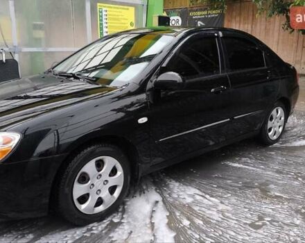 Черный Киа Черато, объемом двигателя 1.6 л и пробегом 192 тыс. км за 4250 $, фото 1 на Automoto.ua