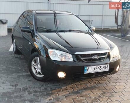 Черный Киа Черато, объемом двигателя 1.6 л и пробегом 230 тыс. км за 4250 $, фото 1 на Automoto.ua