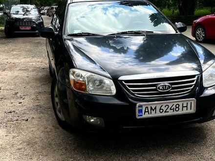 Черный Киа Черато, объемом двигателя 2 л и пробегом 163 тыс. км за 3000 $, фото 1 на Automoto.ua