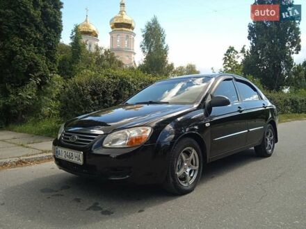 Киа Черато 2008 в Белой Церкве на Automoto.ua Черный Киа Черато, объемом двигателя 1.6 л и пробегом 200 тыс. км за 4500 $, фото 1 на Automoto.ua