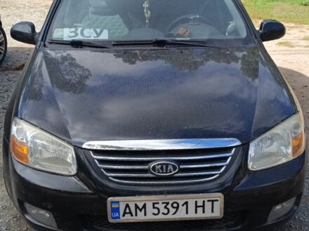 Чорний Кіа Черато, об'ємом двигуна 2 л та пробігом 200 тис. км за 3700 $, фото 1 на Automoto.ua
