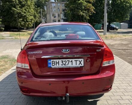 Красный Киа Черато, объемом двигателя 2 л и пробегом 256 тыс. км за 5500 $, фото 2 на Automoto.ua