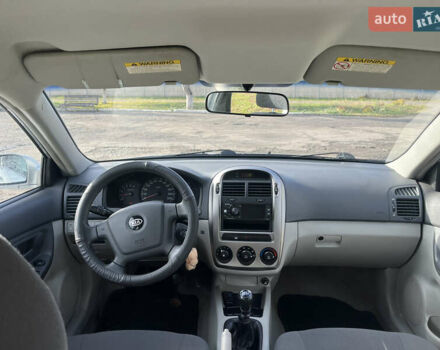 Серый Киа Черато, объемом двигателя 1.49 л и пробегом 257 тыс. км за 4400 $, фото 9 на Automoto.ua