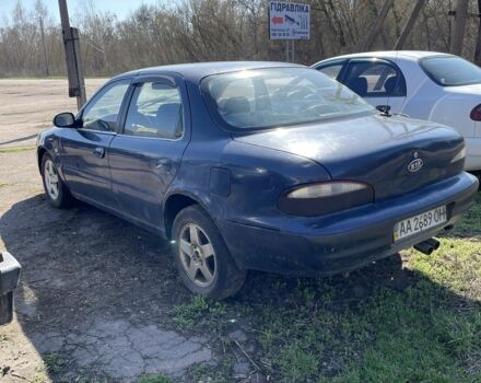 Синий Киа Кларус, объемом двигателя 1.8 л и пробегом 100 тыс. км за 600 $, фото 1 на Automoto.ua