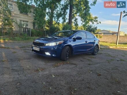 Синій Кіа Форте, об'ємом двигуна 2 л та пробігом 98 тис. км за 12000 $, фото 1 на Automoto.ua