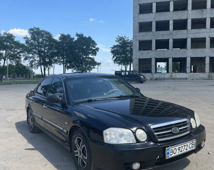 Черный Киа Маджентис, объемом двигателя 2 л и пробегом 350 тыс. км за 2900 $, фото 1 на Automoto.ua