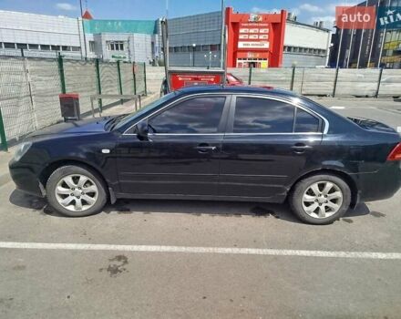 Черный Киа Маджентис, объемом двигателя 2 л и пробегом 265 тыс. км за 4800 $, фото 4 на Automoto.ua