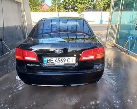 Черный Киа Маджентис, объемом двигателя 2 л и пробегом 180 тыс. км за 4700 $, фото 2 на Automoto.ua