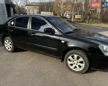 Черный Киа Маджентис, объемом двигателя 2 л и пробегом 245 тыс. км за 5300 $, фото 3 на Automoto.ua