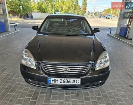 Черный Киа Маджентис, объемом двигателя 2 л и пробегом 192 тыс. км за 6600 $, фото 2 на Automoto.ua