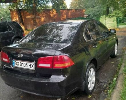 Черный Киа Маджентис, объемом двигателя 2 л и пробегом 260 тыс. км за 4400 $, фото 2 на Automoto.ua