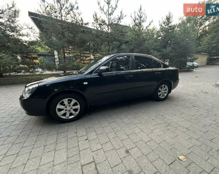 Черный Киа Маджентис, объемом двигателя 2 л и пробегом 362 тыс. км за 4300 $, фото 2 на Automoto.ua