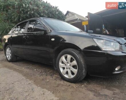 Черный Киа Маджентис, объемом двигателя 2 л и пробегом 228 тыс. км за 5500 $, фото 4 на Automoto.ua