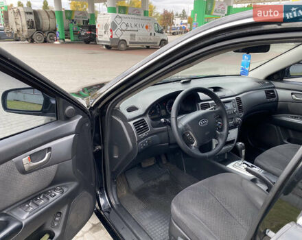 Черный Киа Маджентис, объемом двигателя 2 л и пробегом 239 тыс. км за 5200 $, фото 6 на Automoto.ua
