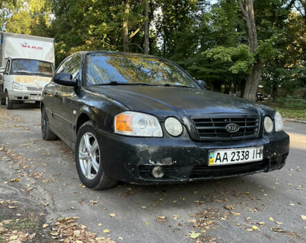Черный Киа Маджентис, объемом двигателя 2 л и пробегом 455 тыс. км за 2800 $, фото 1 на Automoto.ua