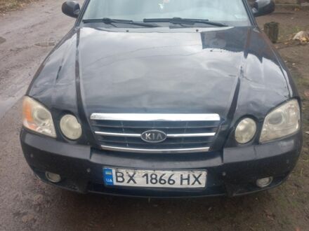Черный Киа Маджентис, объемом двигателя 2 л и пробегом 315 тыс. км за 2499 $, фото 1 на Automoto.ua