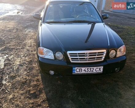 Черный Киа Маджентис, объемом двигателя 2 л и пробегом 320 тыс. км за 3900 $, фото 1 на Automoto.ua