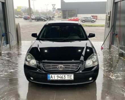Черный Киа Маджентис, объемом двигателя 2 л и пробегом 290 тыс. км за 4500 $, фото 1 на Automoto.ua