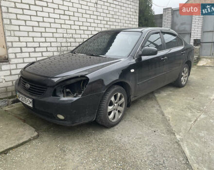 Черный Киа Маджентис, объемом двигателя 2 л и пробегом 366 тыс. км за 4000 $, фото 1 на Automoto.ua