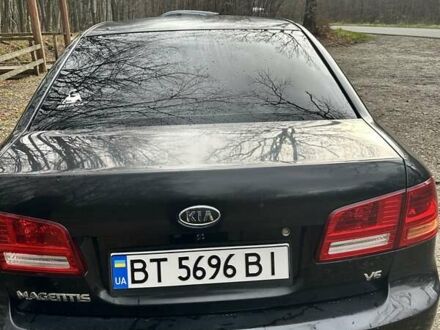 Черный Киа Маджентис, объемом двигателя 2.66 л и пробегом 218 тыс. км за 4600 $, фото 1 на Automoto.ua