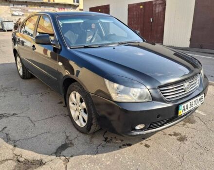 Черный Киа Маджентис, объемом двигателя 2 л и пробегом 368 тыс. км за 5200 $, фото 1 на Automoto.ua