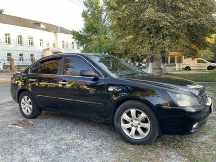 Черный Киа Маджентис, объемом двигателя 2 л и пробегом 189 тыс. км за 4750 $, фото 1 на Automoto.ua
