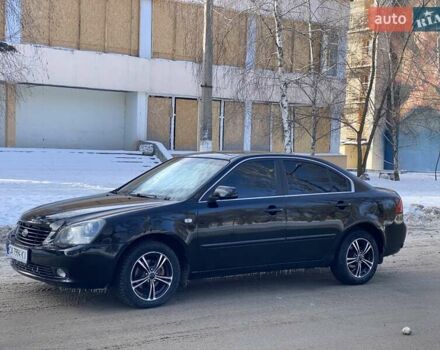 Черный Киа Маджентис, объемом двигателя 2 л и пробегом 195 тыс. км за 3650 $, фото 1 на Automoto.ua