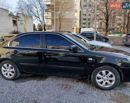 Черный Киа Маджентис, объемом двигателя 2 л и пробегом 244 тыс. км за 3900 $, фото 1 на Automoto.ua