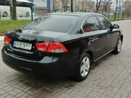 Черный Киа Маджентис, объемом двигателя 2 л и пробегом 208 тыс. км за 5999 $, фото 1 на Automoto.ua