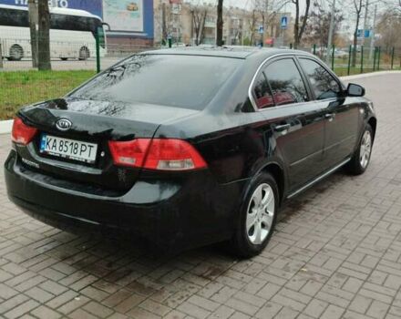 Черный Киа Маджентис, объемом двигателя 2 л и пробегом 208 тыс. км за 5999 $, фото 1 на Automoto.ua