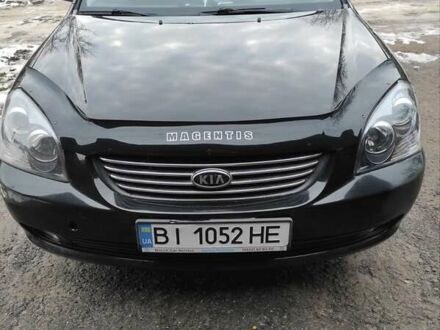 Черный Киа Маджентис, объемом двигателя 2 л и пробегом 228 тыс. км за 5500 $, фото 1 на Automoto.ua